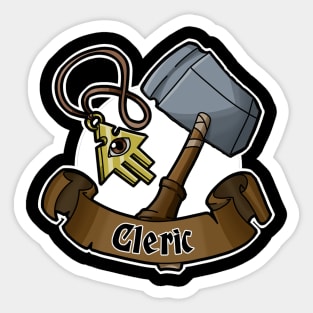 Cleric RPG Sticker